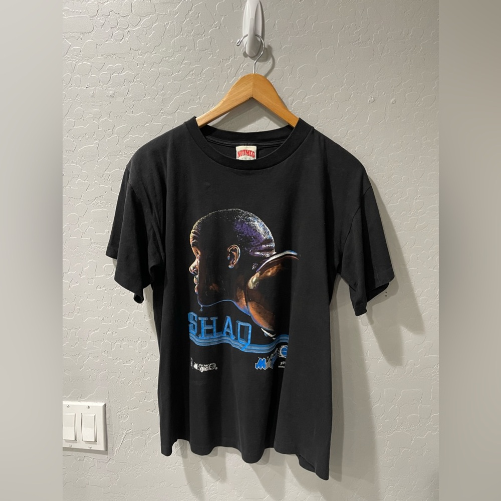 Vintage Nutmeg Mills Shaquille O’Neal Big‎ Face Shirt Size Medium